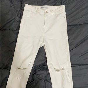 Like New!! ZARA super high waisted SKINNY jeans